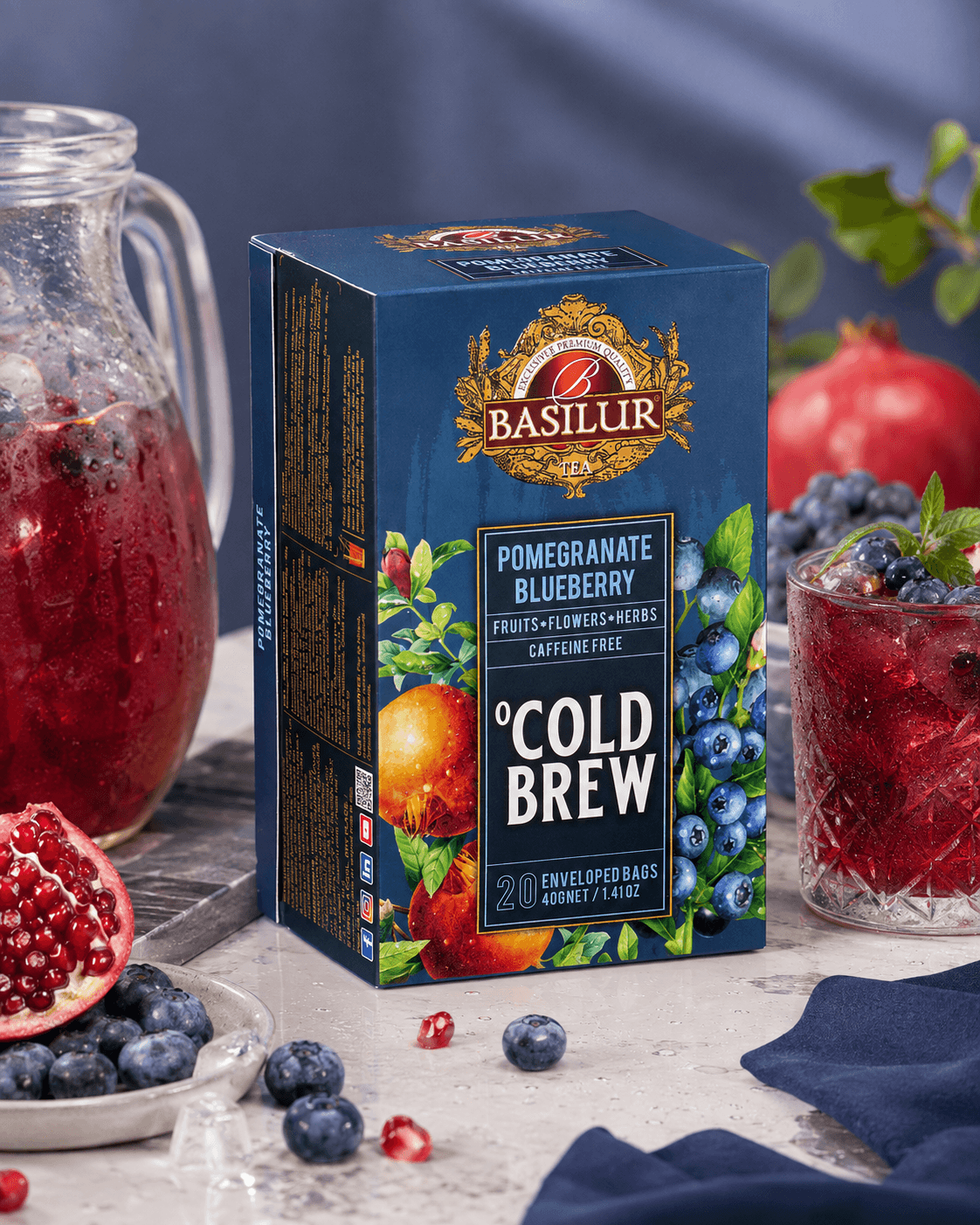 Basilur Ceylon Tea blue tin